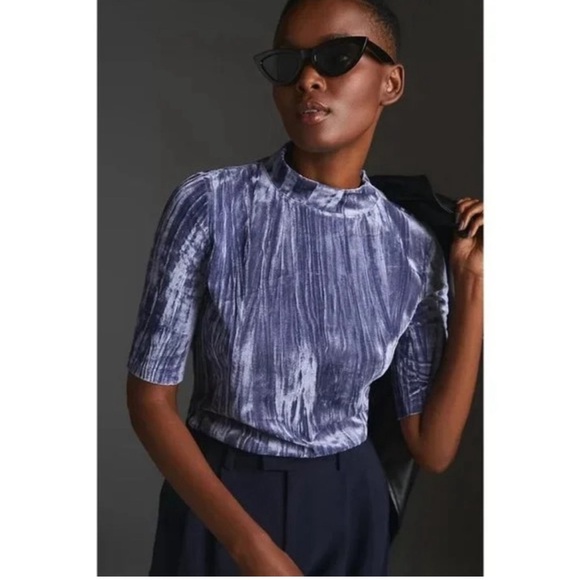 NEW 🆕 Anthropologie Pilcro Velvet Top - Picture 4 of 10